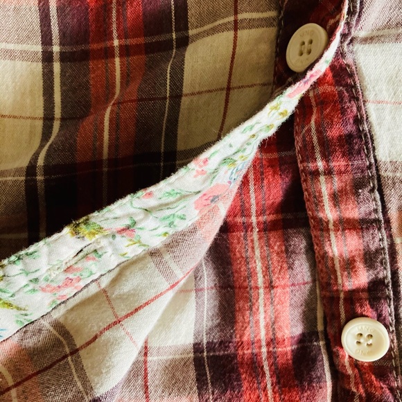 Plaid Print MANGO Shirt - Picture 7 of 8